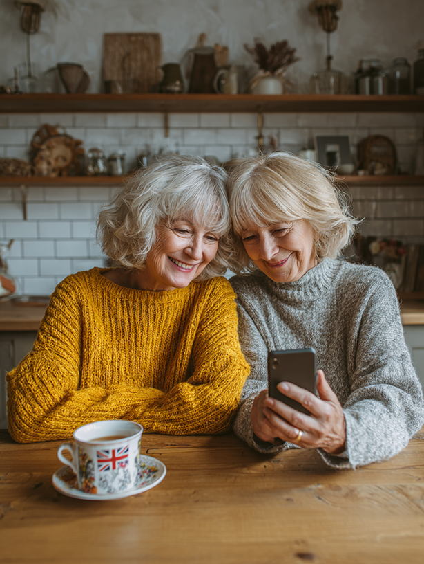 u9137389217_A_joyful_elderly_British_woman_with_short_white_hai_fe83bb0b-fc91-43c2-9e3e-65ccf205a568